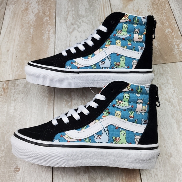 Vans SK8-Hi Zip Llamas Delphinium - Picture 5 of 9